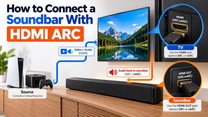 HDMI ARC Soundbar Connection