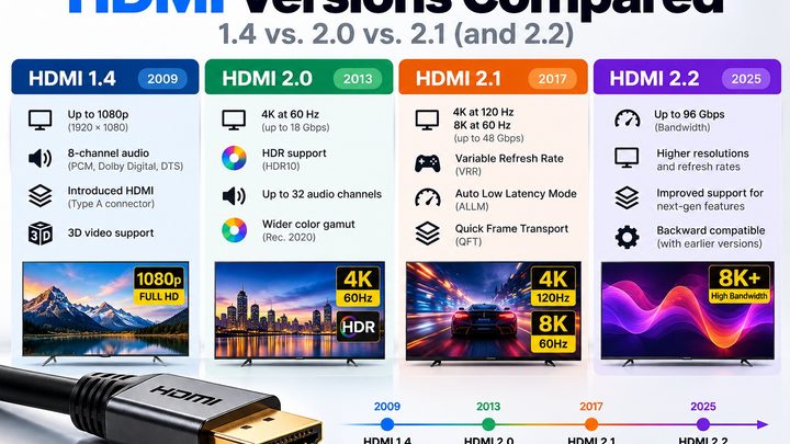 HDMI Version Comparison